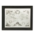Mirrored Map Of The World Wall Art