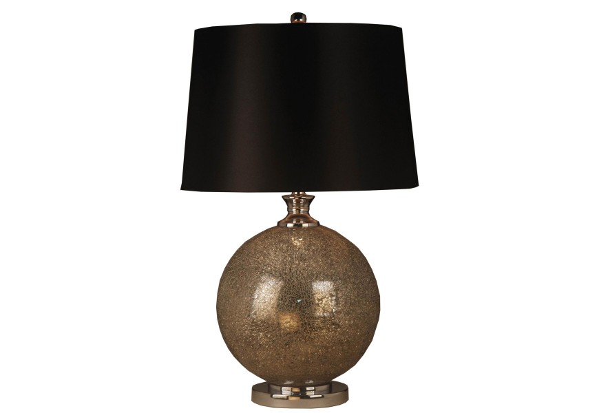 The Silver Chambery Mosiac Crackle Effect Lamp