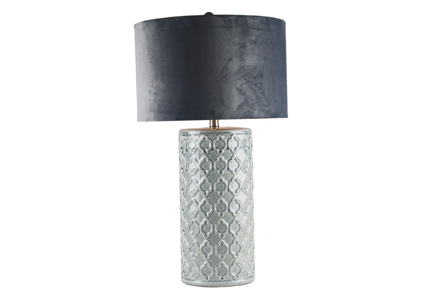 Luxusní keramická lampa QUEEN 74cm