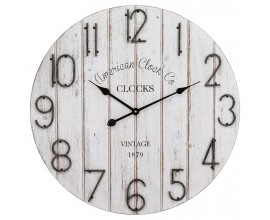 Rustic Retro Plank Design Wall Clock