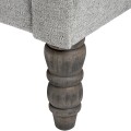 Silver Chesterfield Tub Chair