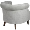 Silver Chesterfield Tub Chair