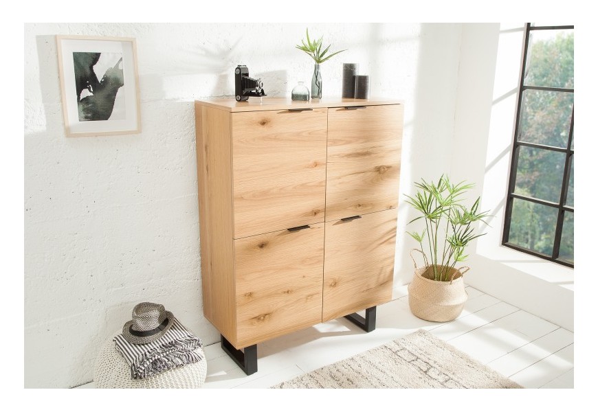 Stylová moderní komoda z masivu Wild Wood 135cm