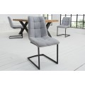 Designová moderní židle Suave šedá