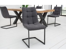 Designov&aacute; modern&iacute; židle Suave II tmavě &scaron;ed&aacute;
