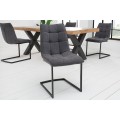 Designov&aacute; modern&iacute; židle Suave II tmavě &scaron;ed&aacute;