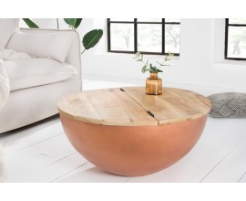 Designový konferenční stolek Spazio Mango měď
