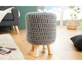 Designová moderní taburetka Stool 41cm šedá