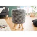 Designová moderní taburetka Stool 41cm šedá
