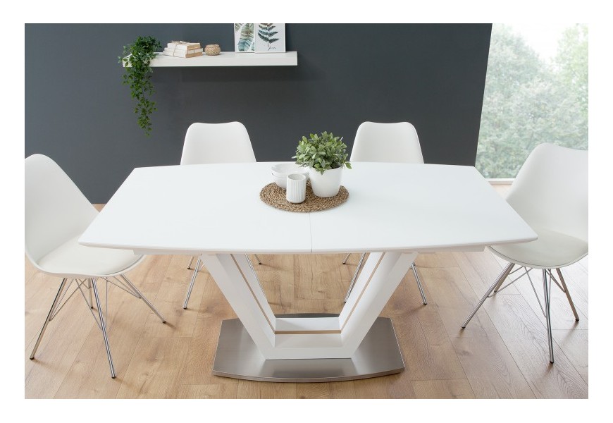 Stylový moderní jídelní stůl Kingdom rozkládací 160-220cm (dub)