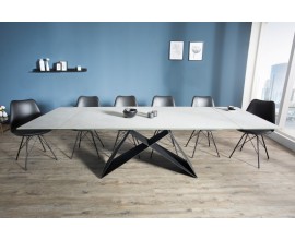 Designový jídelní stůl rozkládací Black Widow 180-260cm šedá