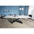 Designový jídelní stůl rozkládací Black Widow 180-260cm šedá