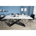 Designový jídelní stůl rozkládací Black Widow 180-260cm šedá