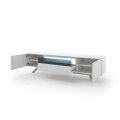Designový moderní TV stolek True White 185cm bílý