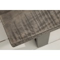 Stylová industriální lavice z masivu Steele Craft 170cm šedá