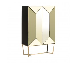 Designová zrcadlová skříň Saanen v Art Deco stylu