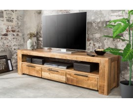 Stylový TV stolek z masivu Mango 170cm