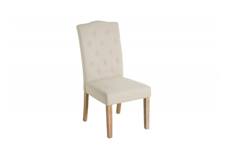 Luxusní jídelní židle Long Island béžová 102cm