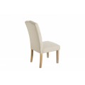 Luxusní jídelní židle Long Island béžová 102cm