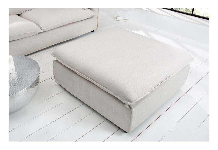 Designová čtvercová taburetka Heaven 100cm čalouněná