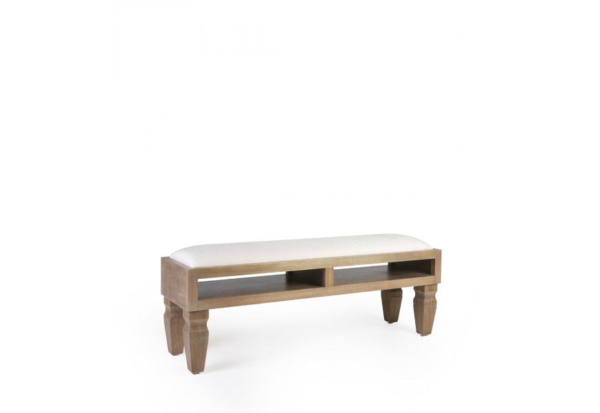 Luxusní čalouněná lavice MADERA z masivu