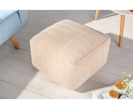 Designová tkaná taburetka Ottoman