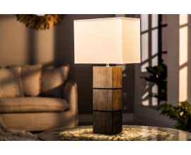 Designová stolní lampa Countryside z masivu