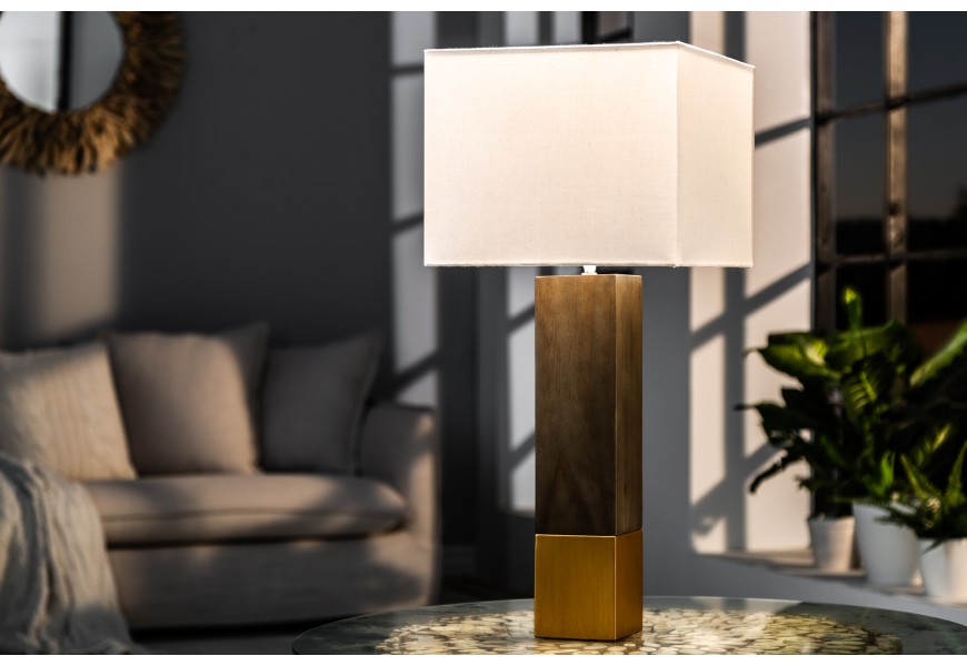 Designová stolní lampa Countryside II z masivu