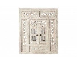 Designové dekorační zrcadlo Secret Window 70cm bílé