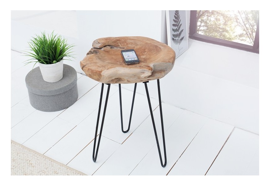 Designový jedinečný příruční stolek Root 40cm