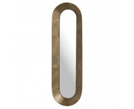 Antique Bronze Curved Long Mirror
