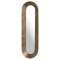 Antique Bronze Curved Long Mirror