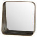 Antique Bronze Shelf Mirror