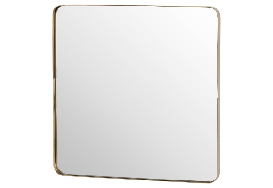 Stylové retro zrcadlo 60x60 bronz 
