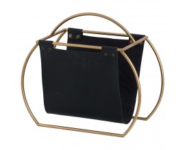 Antique Bronze Magazine Rack