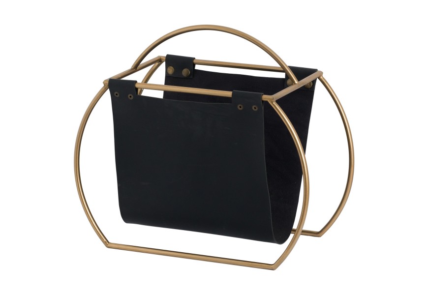 Antique Bronze Magazine Rack