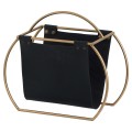 Antique Bronze Magazine Rack