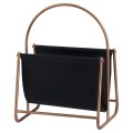 Copper Finish Magazine Rack
