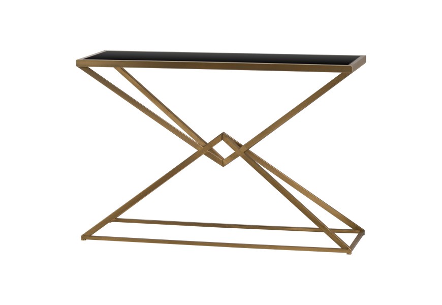 Antique Bronze Contemporary Display Console
