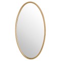 Antique Bronze Oval Mirror