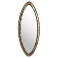 Designové oválné nástěnné zrcadlo Antique III