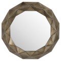 Geometric Bronze Wall Mirror