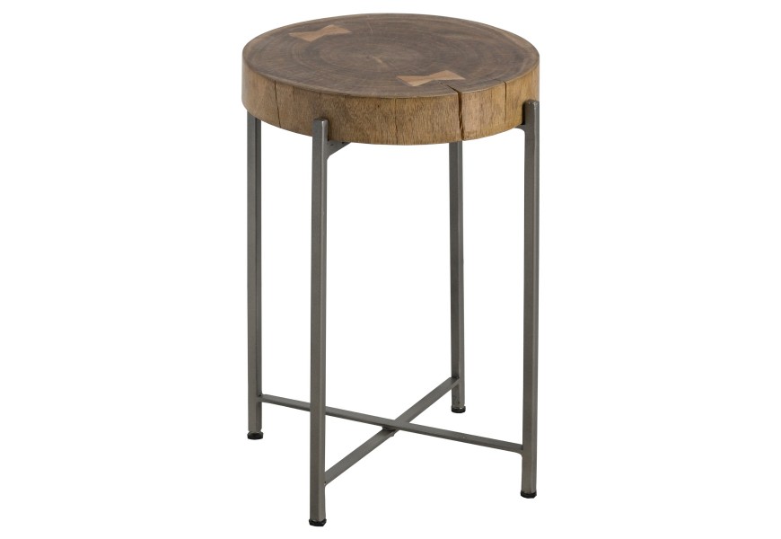 Log Slice Side Table