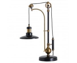 Atypická industriální stolní lampa Hudson 74cm