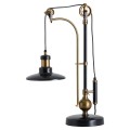 Atypická industriální stolní lampa Hudson 74cm