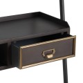 The Hudson Collection Bookshelf Desk With Two Drawers