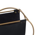 Antique Bronze Magazine Rack