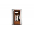 Luxusní rustikální šatní skříň Rustica na nožičkách 99cm se dvěma dveřmi