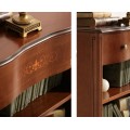 Luxusní rustikální nízká knihovna RUSTICA se zásuvkou v klasickém stylu