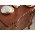 Luxusní rustikální noční stolek RUSTICA z masivu s 2mi zásuvkami